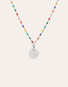 Personalized Necklace Colors Enamel Letter