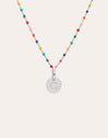 Personalized Necklace Colors Enamel Letter