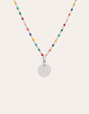 Personalized Necklace Colors Enamel Letter