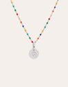 Personalized Necklace Colors Enamel Letter