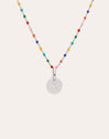 Personalized Necklace Colors Enamel Letter
