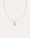 Mini Medallion Rose Gold Necklace