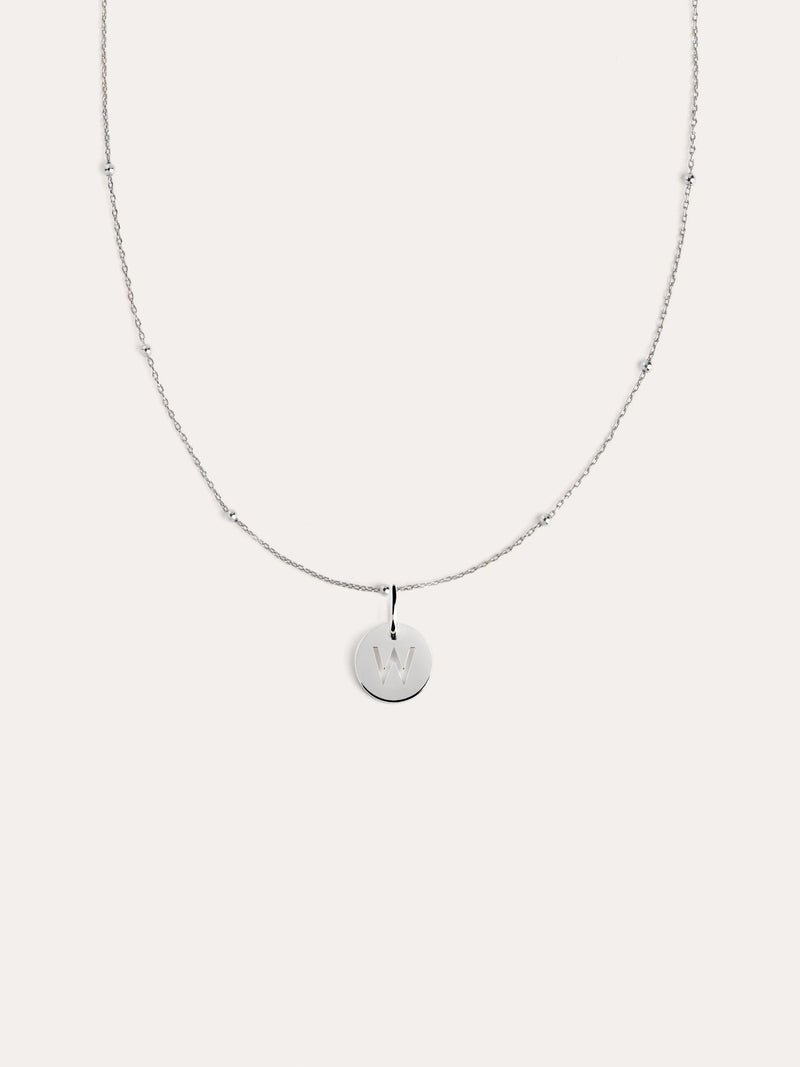 Mini Medaillon Halskette, Silber