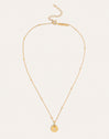 Collier Personnalisé Mini Medallion Plaqué Or
