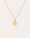 Collier Personnalisé Mini Medallion Plaqué Or