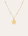 Collier Personnalisé Mini Medallion Plaqué Or