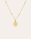 Collier Personnalisé Mini Medallion Plaqué Or