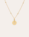 Collier Personnalisé Mini Medallion Plaqué Or