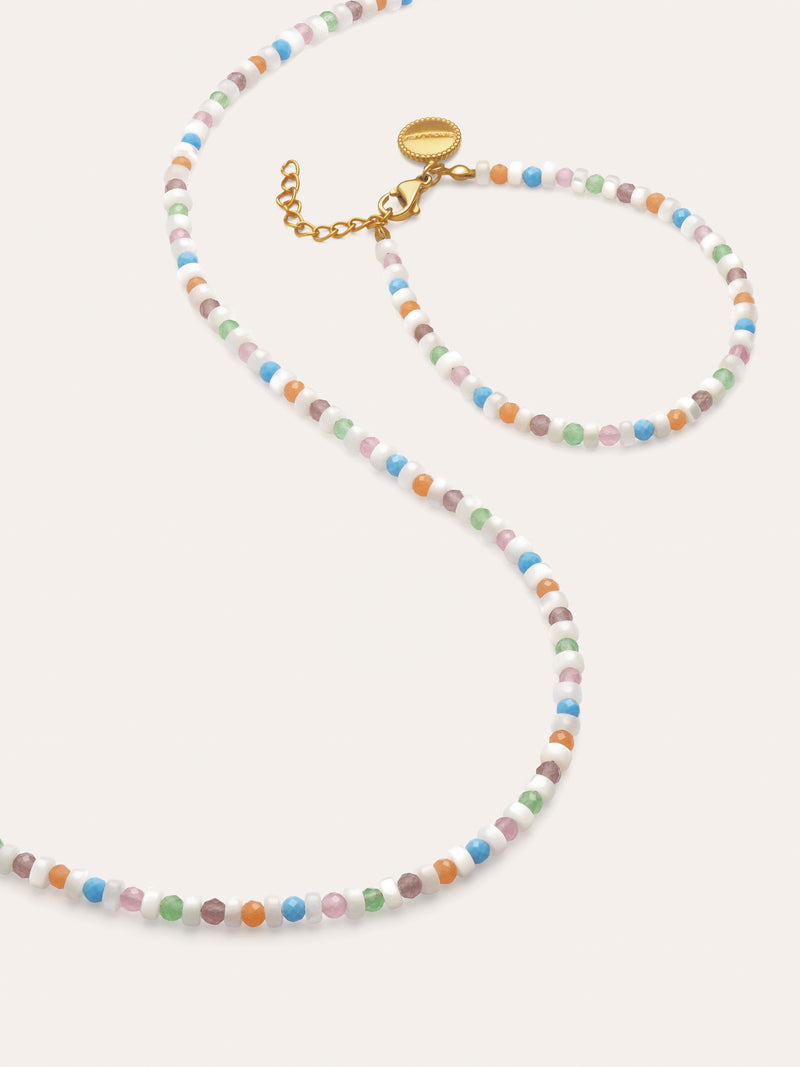 Cadeau Set Armband en Ketting Nacary Colors