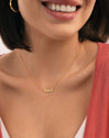 Collar Personalizado Sue Plata Baño Oro