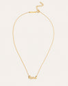 Collar Personalizado Sue Plata Baño Oro