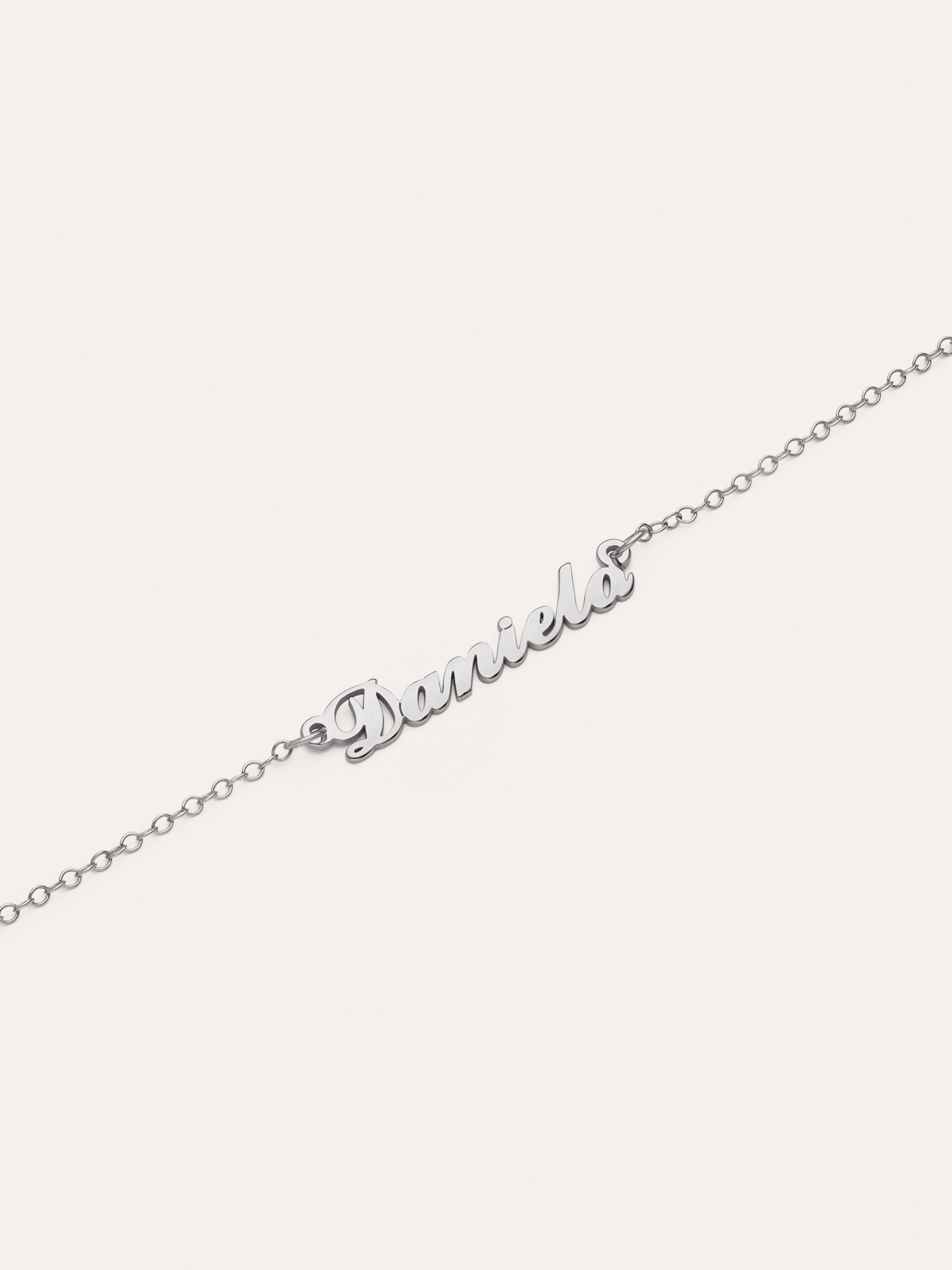 Carrie Personalisiertes Armband, Silber
