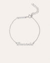 Carrie Personalisiertes Armband, Silber