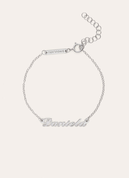 Pulseira Personalizada Carrie Prata