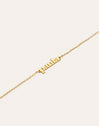 Imagen detalle de Bracelet Personnalisé Monogramme Argent Plaqué Or