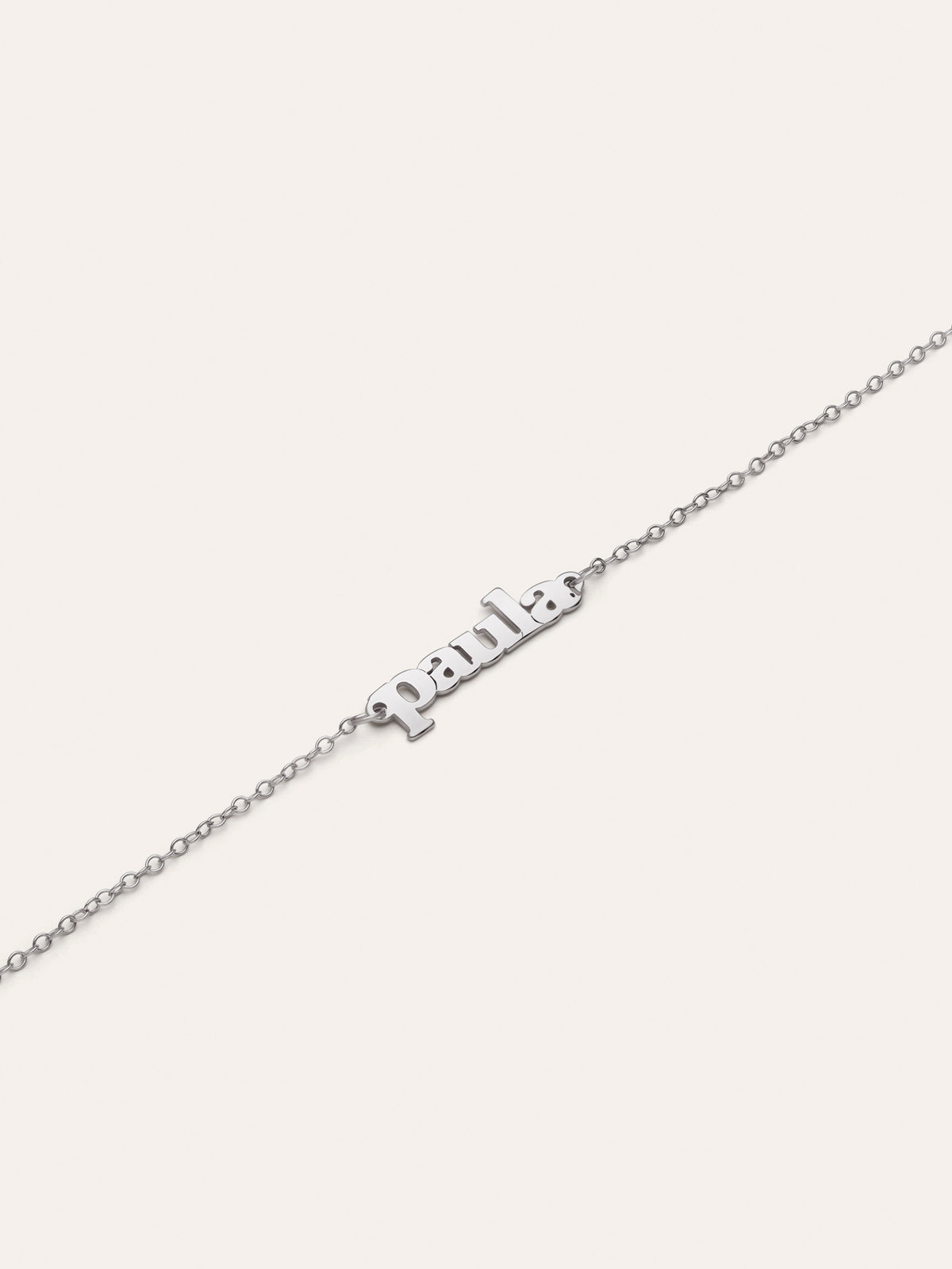 Imagen detalle de Bracelet Personnalisé Monogramme Argent