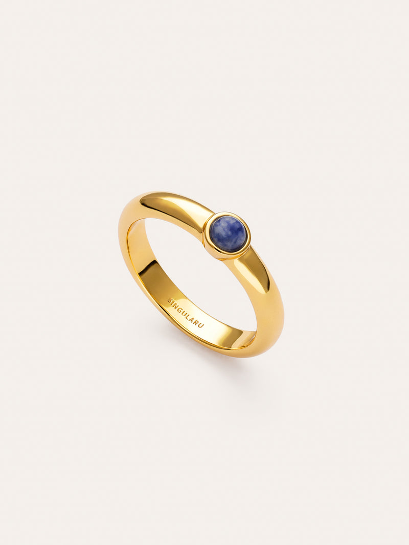 Alma Kyanite Gold-Plated Ring