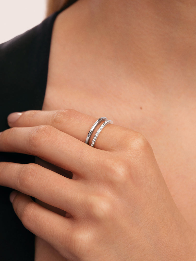 Bibiana Edelstahl Ring 