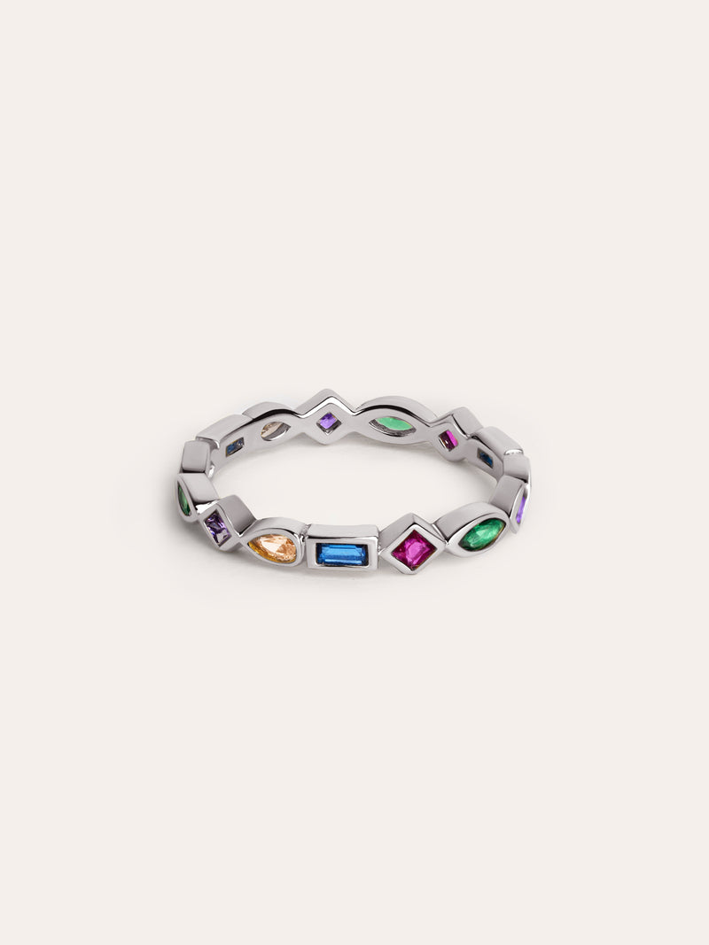 Cascade Ring Silber