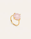 Anillo Celebrate Pink Baño Oro