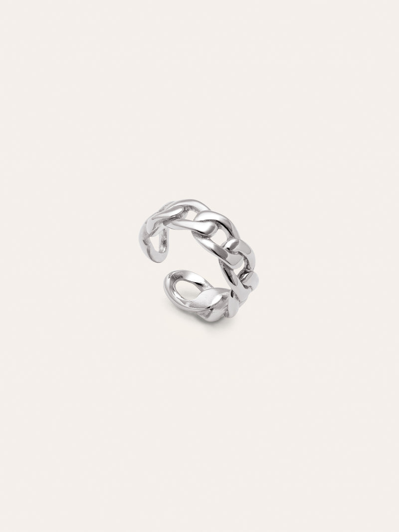 Chunky Glieder Ring Edelstahl