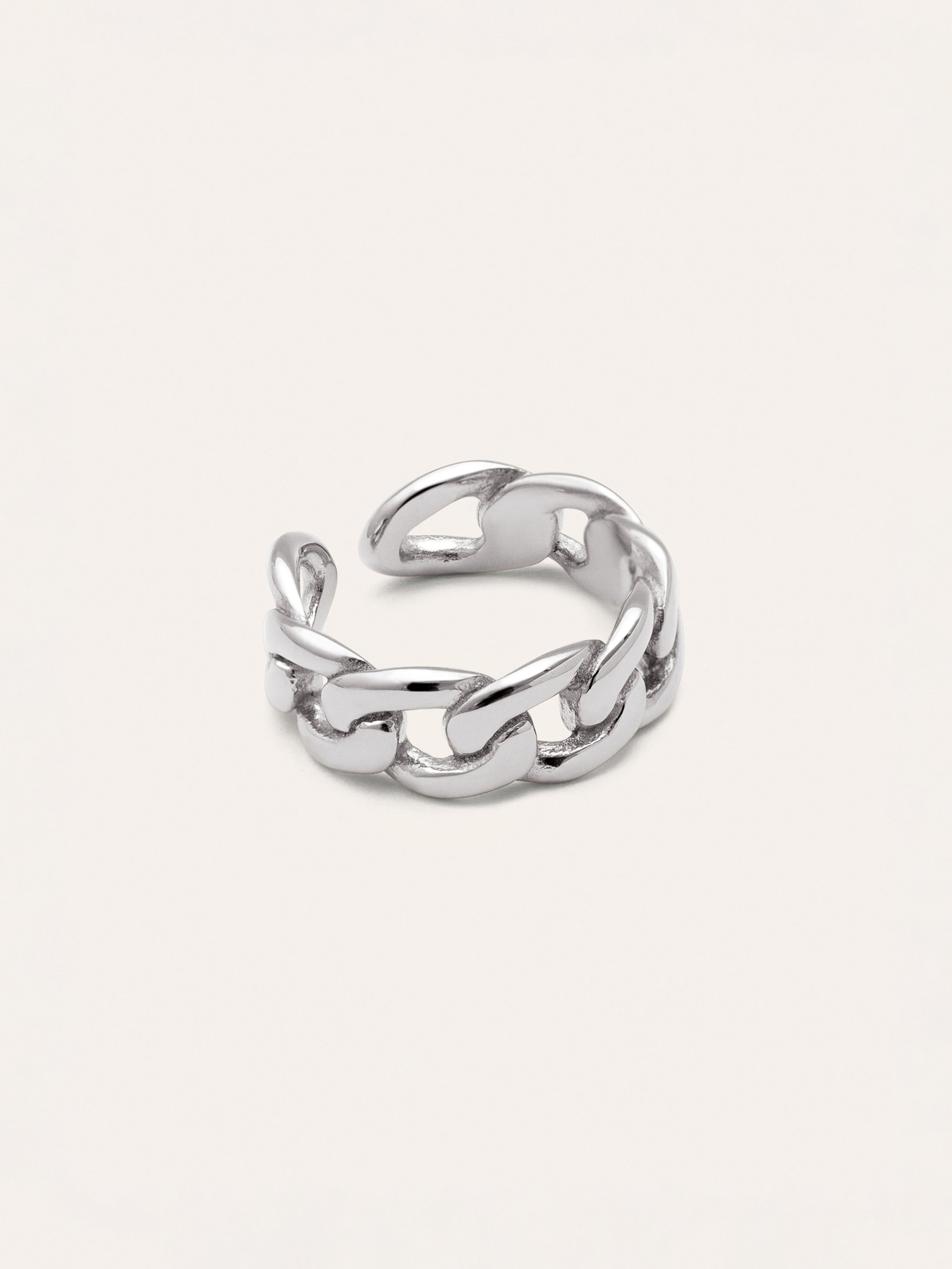 Chunky Link Stainless Steel Ring