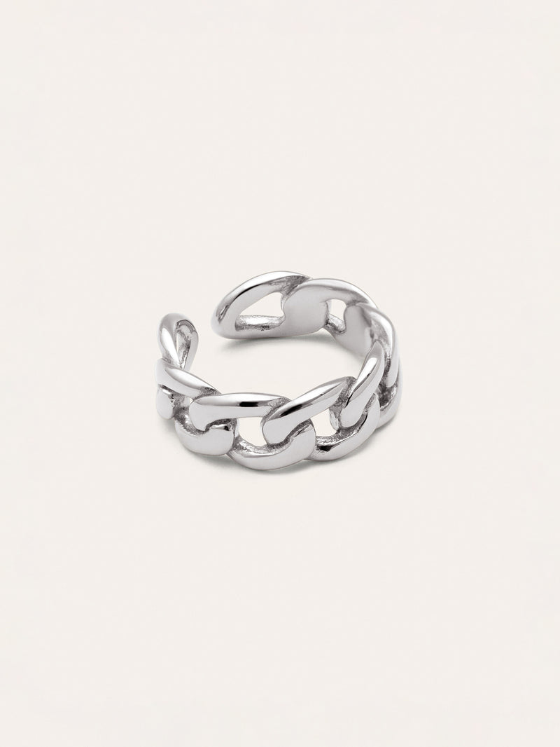 Chunky Glieder Ring Edelstahl