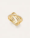 Bague Comete plaquée or