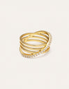 Bague Comete plaquée or