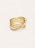 Comet Gold-Plated Ring