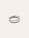 Anillo Doble Tressia Spark Acero