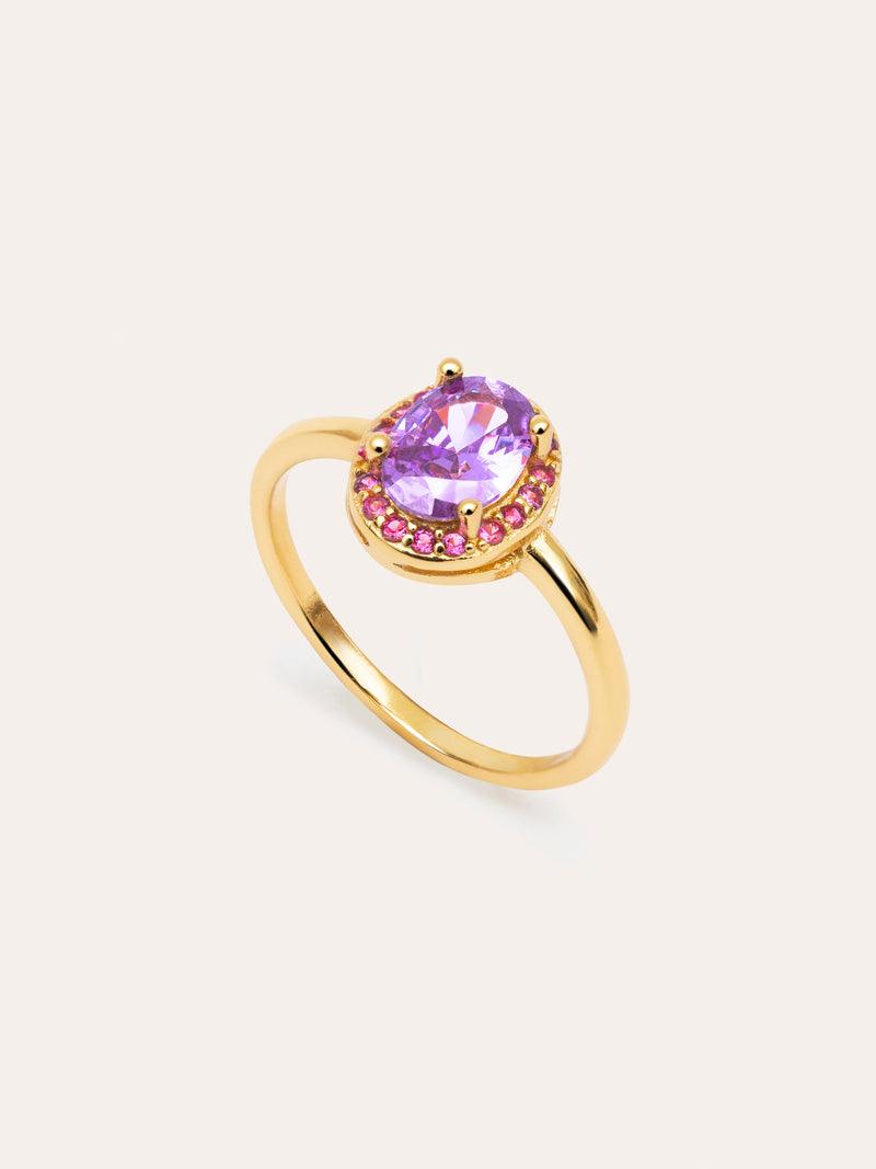 Bague Grape Colors Plaqué Or