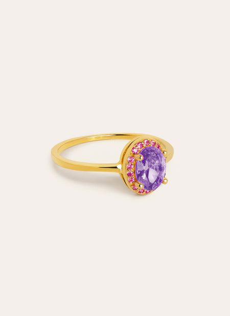 Bague Grape Colors Plaqué Or