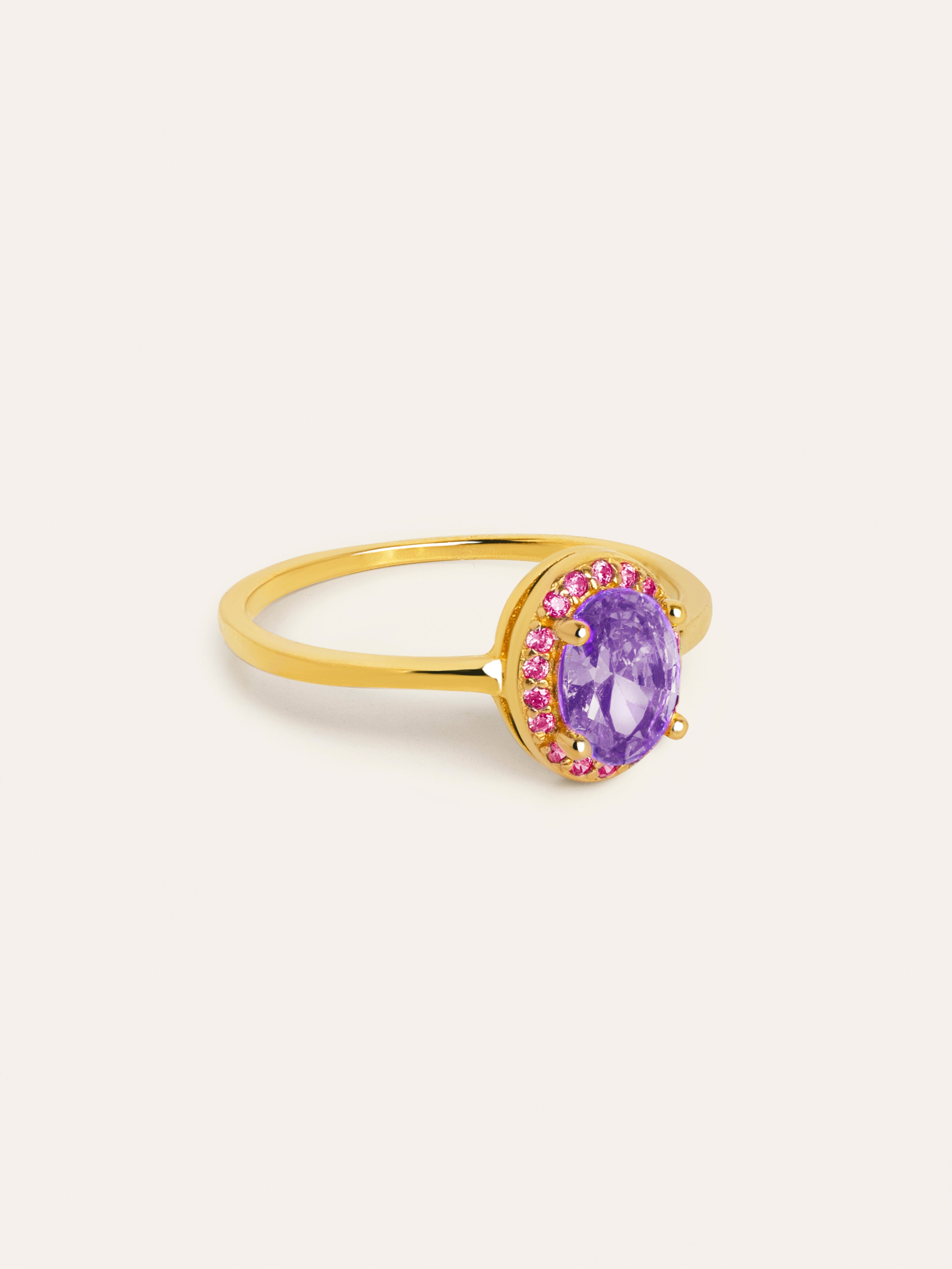 Bague Grape Colors Plaqué Or