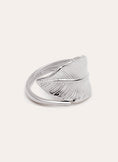 Blatt Ring Edelstahl