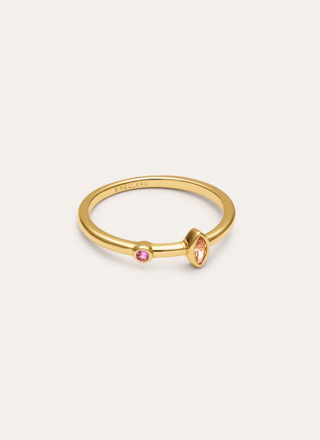 Anillo Leonor Calid Baño Oro