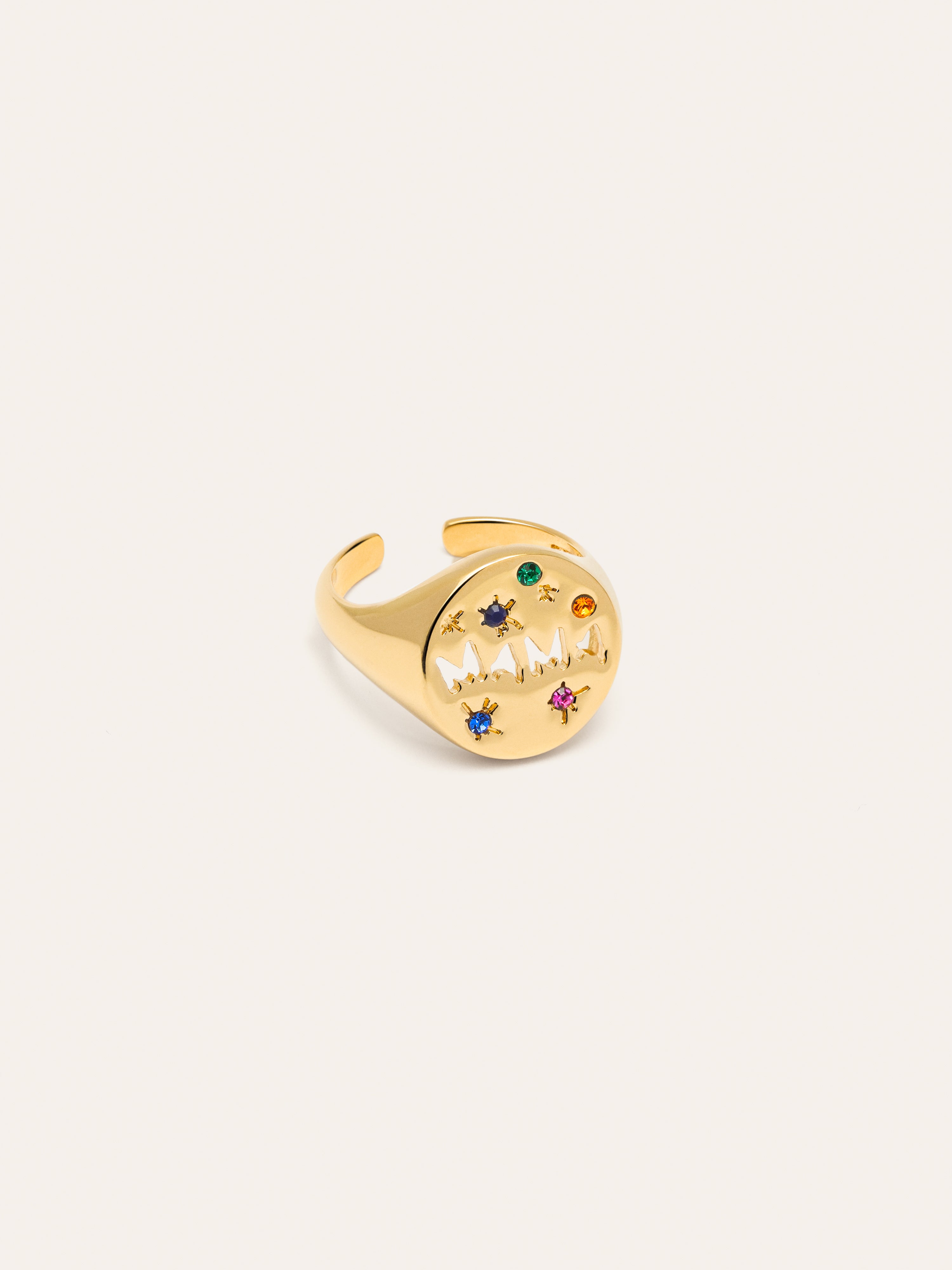 Anillo Mamá Baño Oro