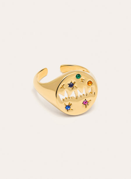 Anillo Mamá Baño Oro
