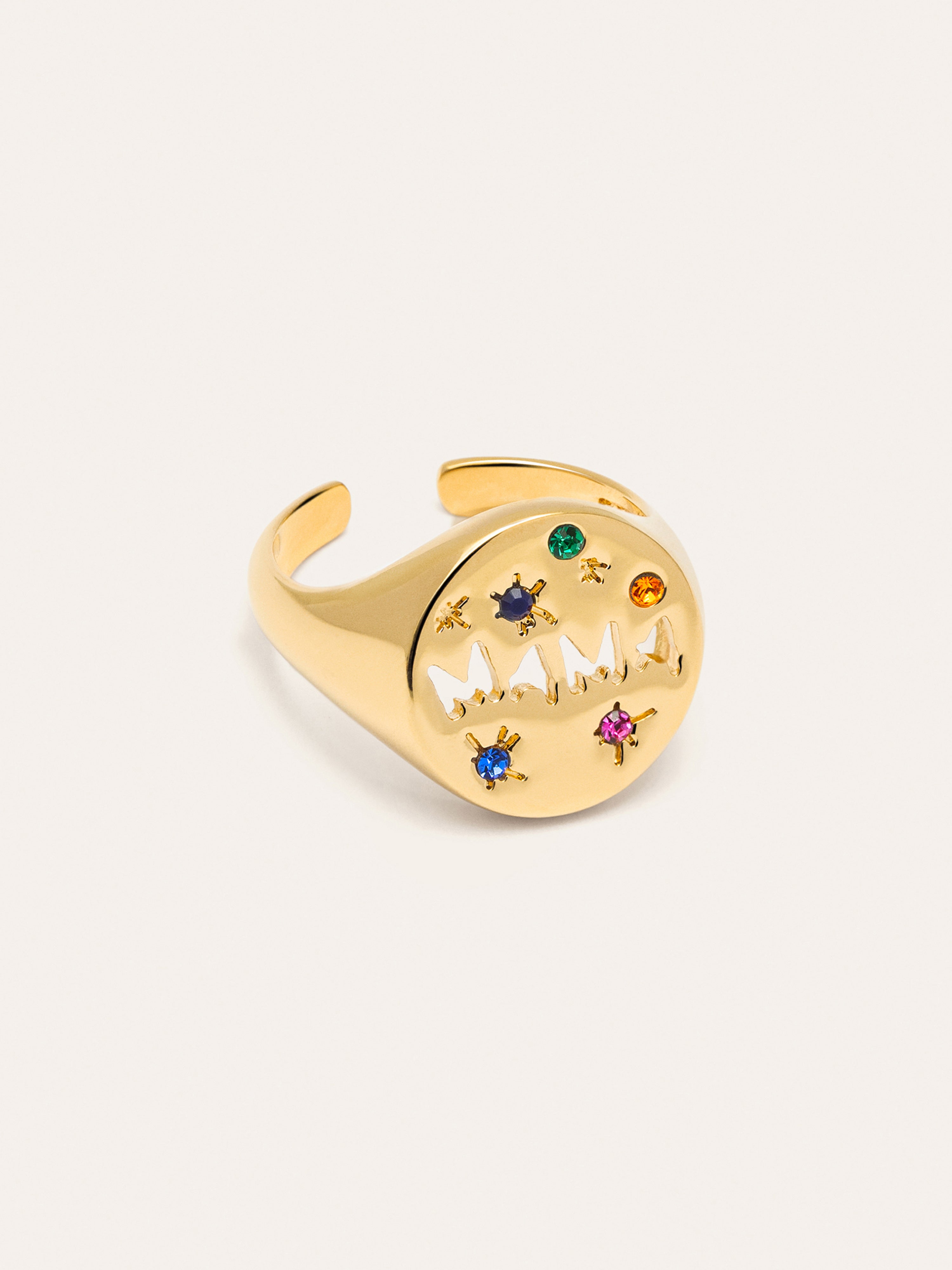 Anillo Mamá Baño Oro