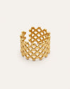 Mini Bomb Stainless Steel Gold Ring 