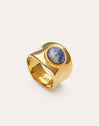 Bague My Cianita Acier plaqué or