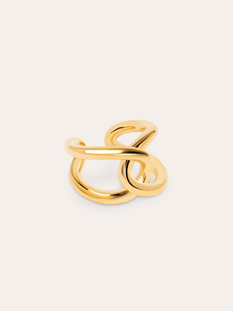 One Link Ring, vergoldet