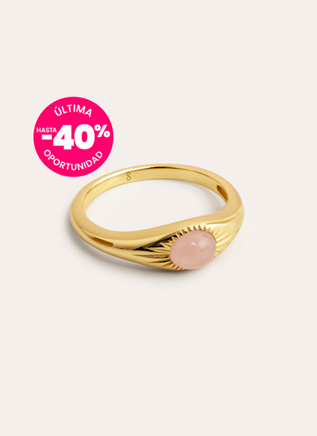 Olivia Rose Quartz Gold Ring