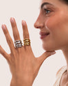 Ondina Ring aus Stahl