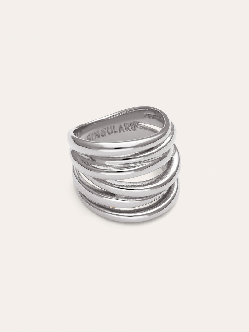 Ondina Ring aus Stahl