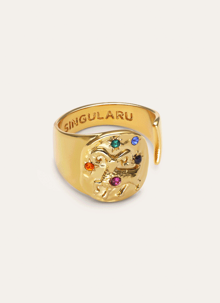 Organic Colors Zodiac Gold Ring