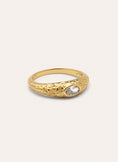 Anillo Organic River Baño Oro