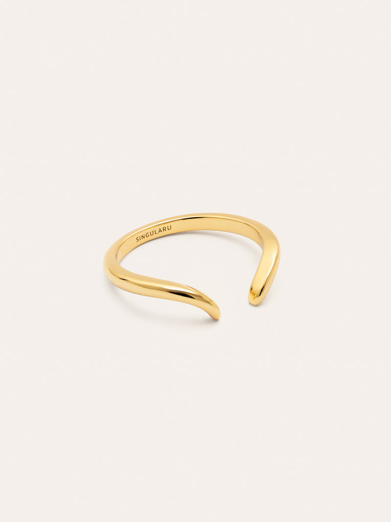 Peak Scarlett Ring Silber, vergoldet
