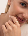 Bague Shine Argent Plaqué Or
