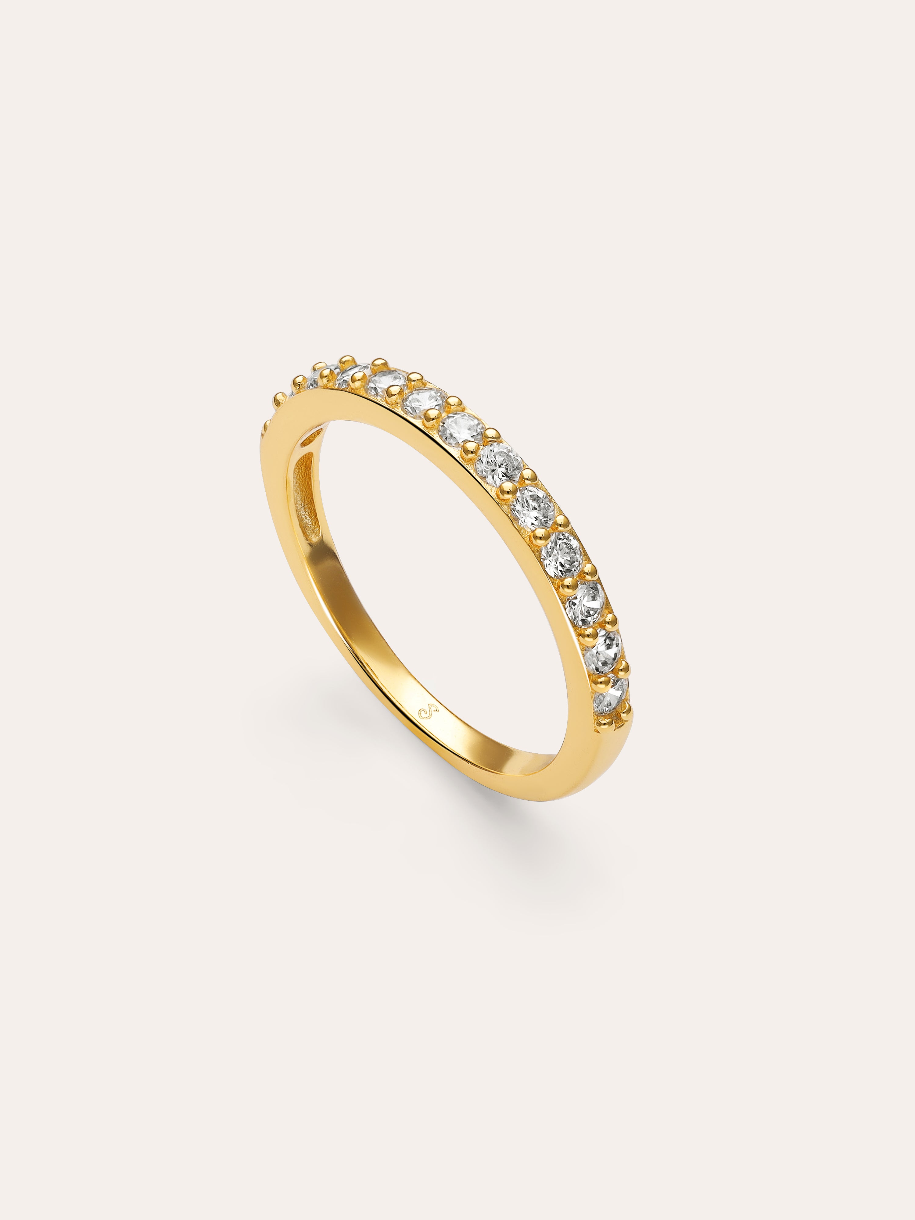 Bague Shine Argent Plaqué Or